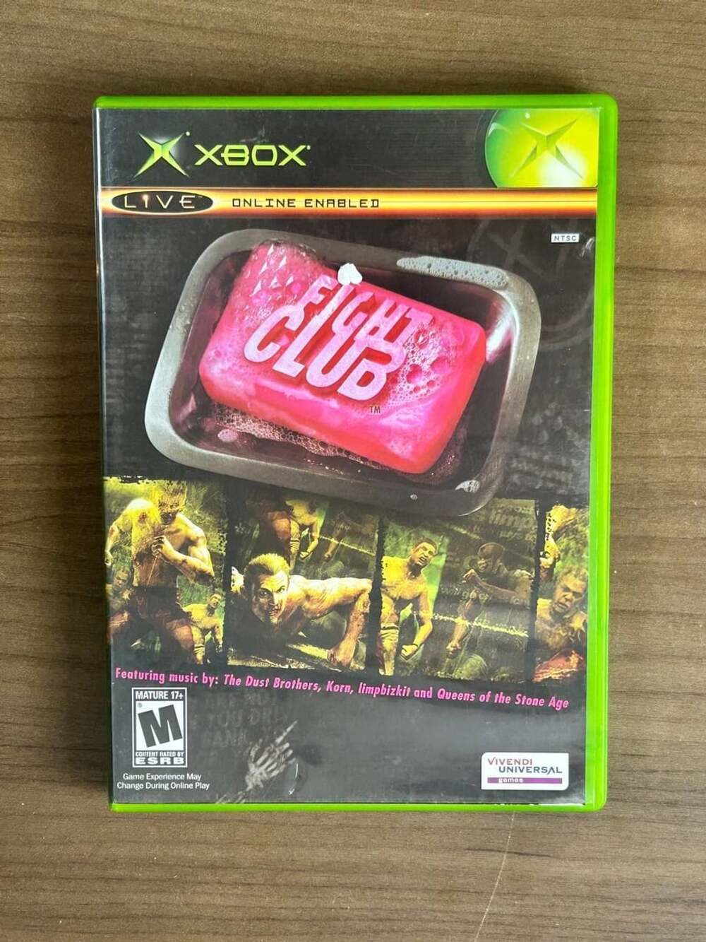 Fight Club Original Xbox 2004 Vivendi Universal Disc & Case No Manual NTSC